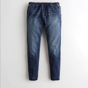 Hollister Just Like Knit Denim Jogger Pants szM